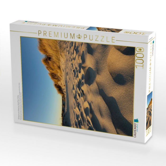 Windspuren am Strand von Sankt Peter-Ording - CALVENDO Foto-Puzzle'