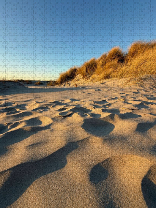 Windspuren am Strand von Sankt Peter-Ording - CALVENDO Foto-Puzzle'