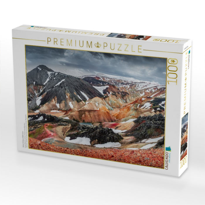 Island, Vulkans Bláhnúkur - CALVENDO Foto-Puzzle'