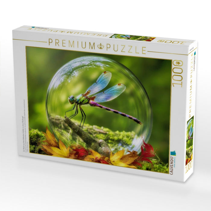 Ein Motiv aus dem Kalender Libellen in einer Glaskugel - CALVENDO Foto-Puzzle'