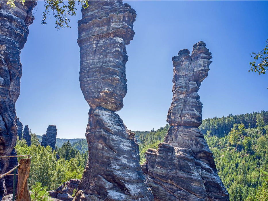 Sächsische Schweiz - Herkulessäulen - CALVENDO Foto-Puzzle'