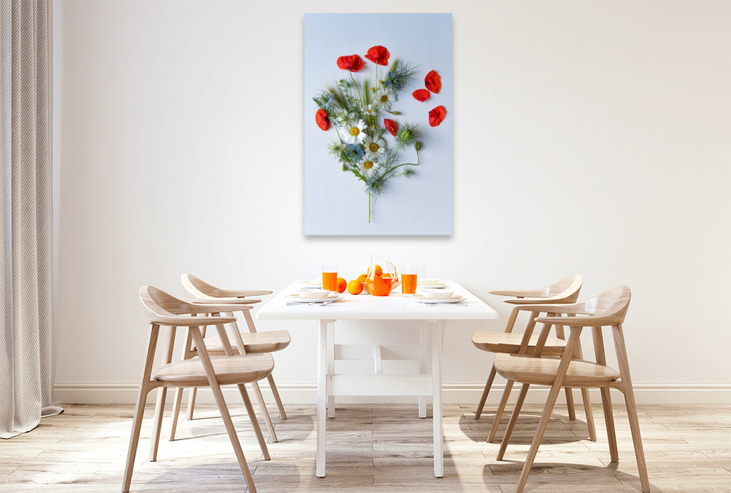 Premium Textil-Leinwand Sommerpoesie