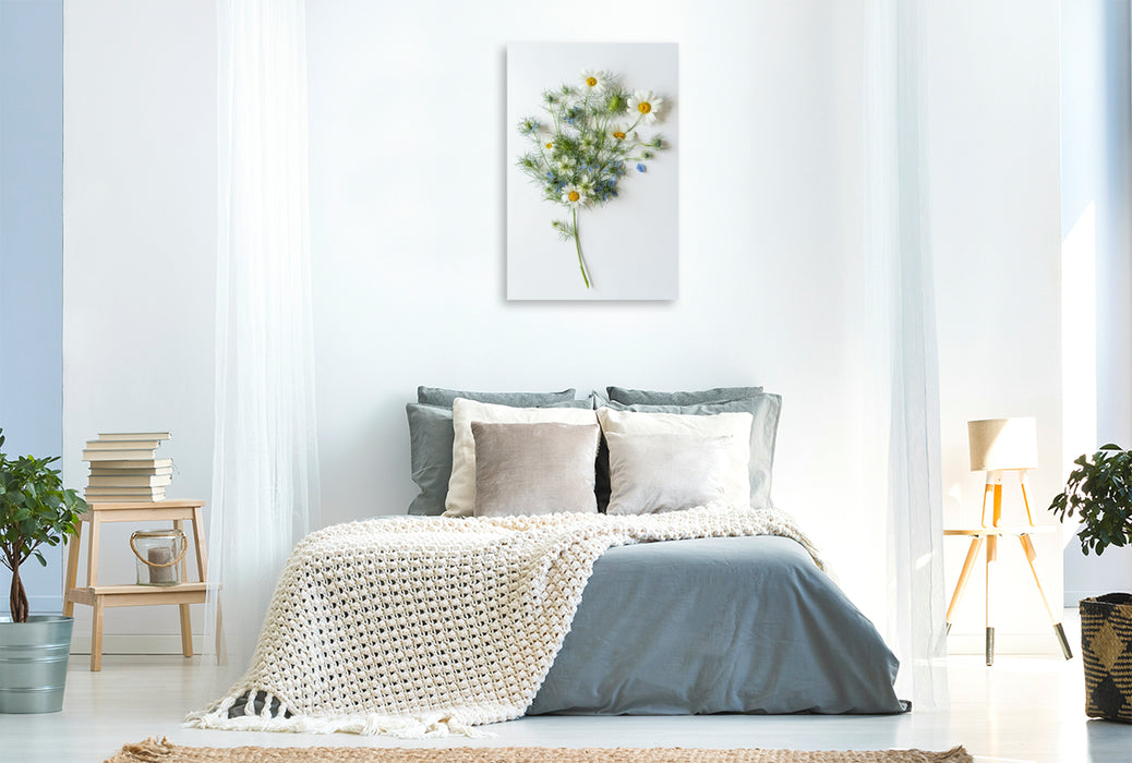 Premium Textil-Leinwand Tanz der Wildblumen