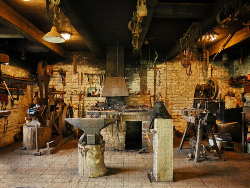 Schmiede Groß Ernsthof - CALVENDO Foto-Puzzle'