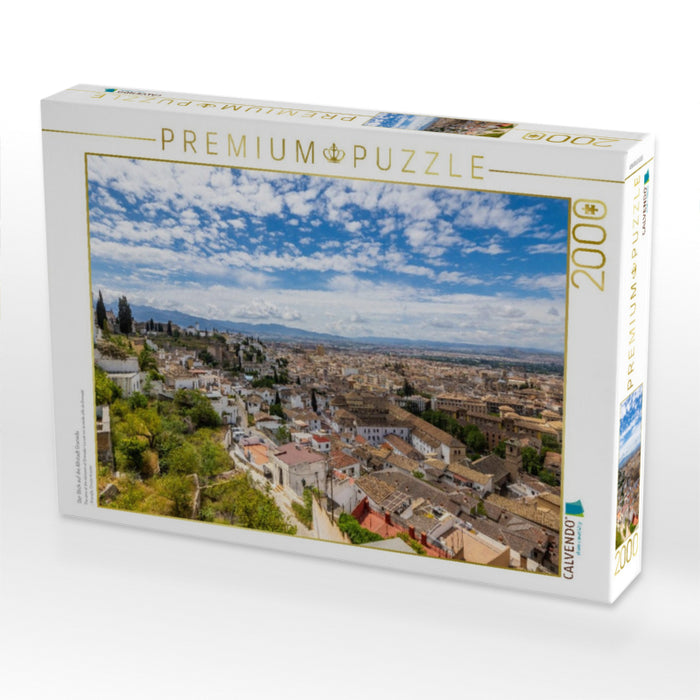 Der Blick auf die Altstadt Granada - CALVENDO Foto-Puzzle'