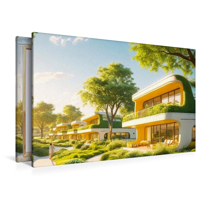 Premium Textil-Leinwand Letzte Sonnenstrahlen