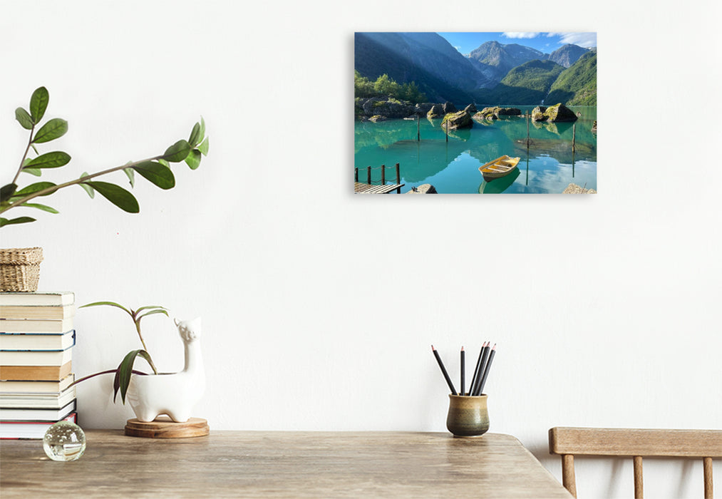 Premium Textil-Leinwand Bondhusvatnet