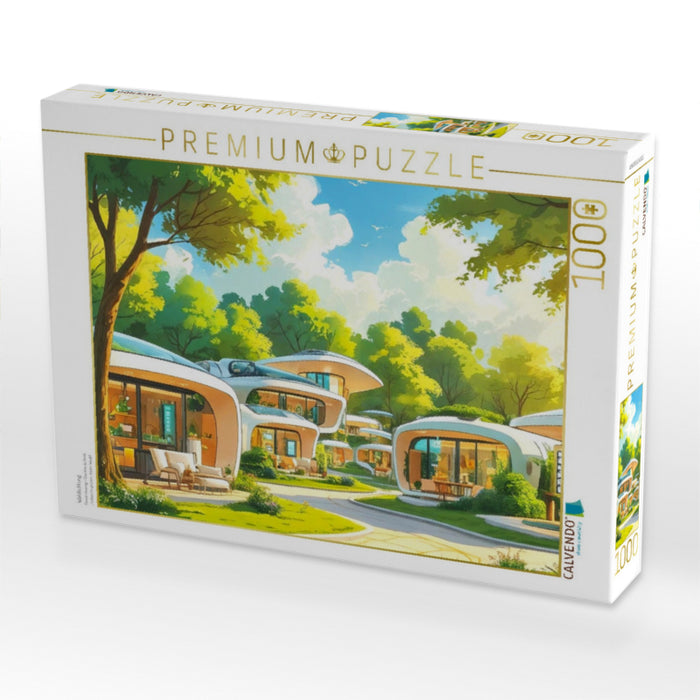 Waldlichtung - CALVENDO Foto-Puzzle'