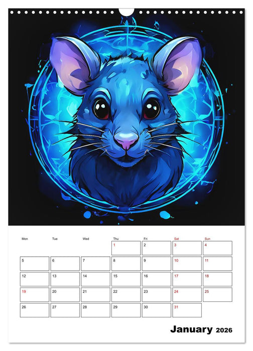 Animal horoscope (CALVENDO Monthly Calendar 2026)