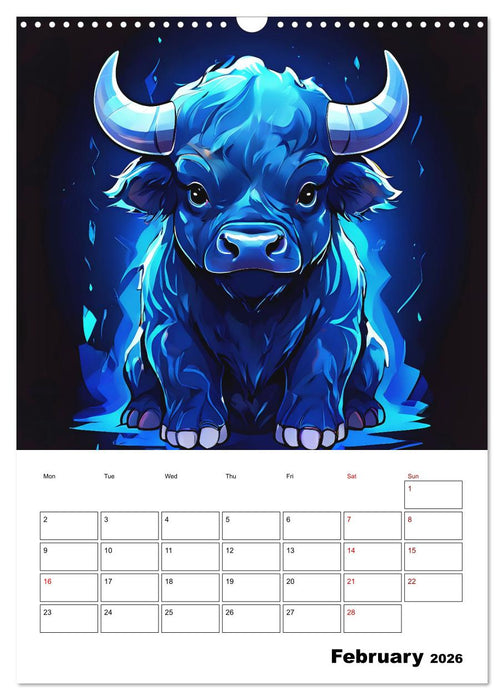 Animal horoscope (CALVENDO Monthly Calendar 2026)
