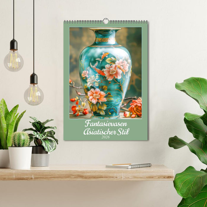 Fantasy vases - Asian style (CALVENDO Monthly Calendar 2026)