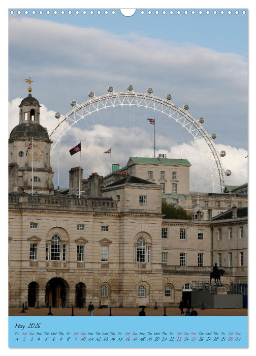 England's towers (CALVENDO Monthly Calendar 2026)