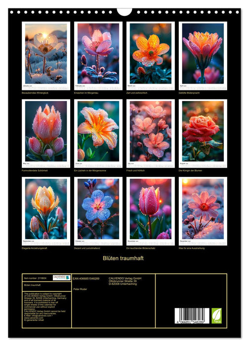 Dreamlike blossoms (CALVENDO Monthly Calendar 2026)