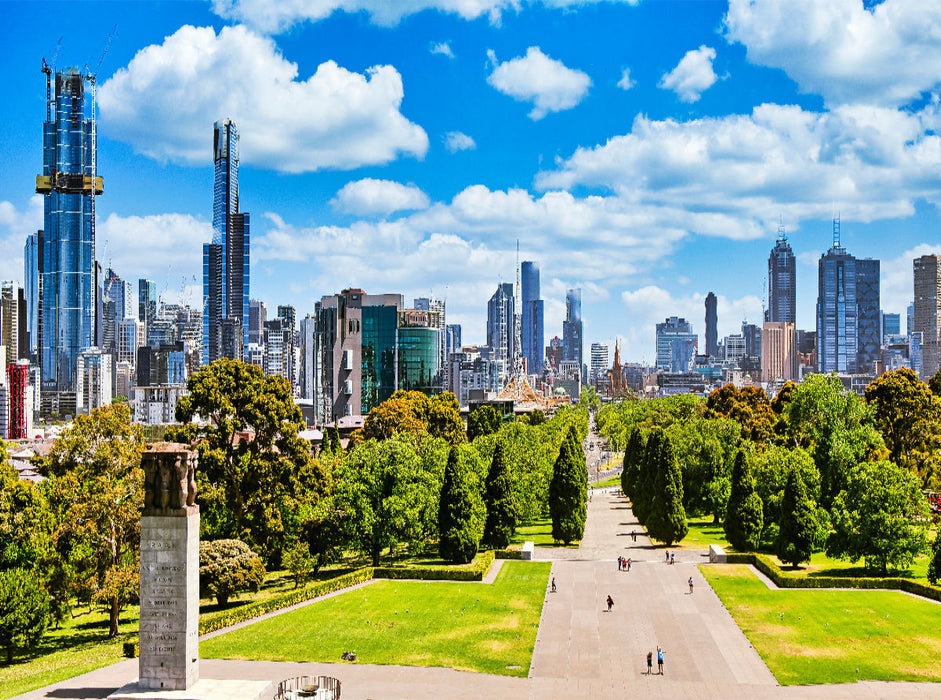 Melbourne - Central Business District - CALVENDO Foto-Puzzle'