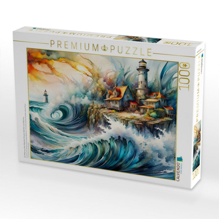 Ein Motiv aus dem Kalender Einsame Wächter Leuchttürme - CALVENDO Foto-Puzzle'