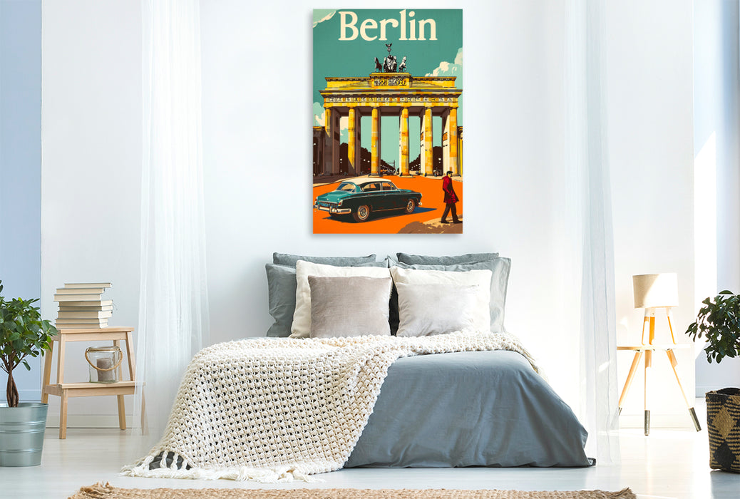 Premium Textil-Leinwand Berlin