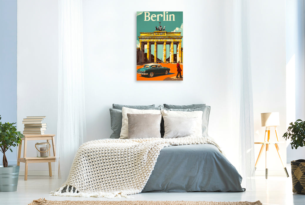 Premium Textil-Leinwand Berlin