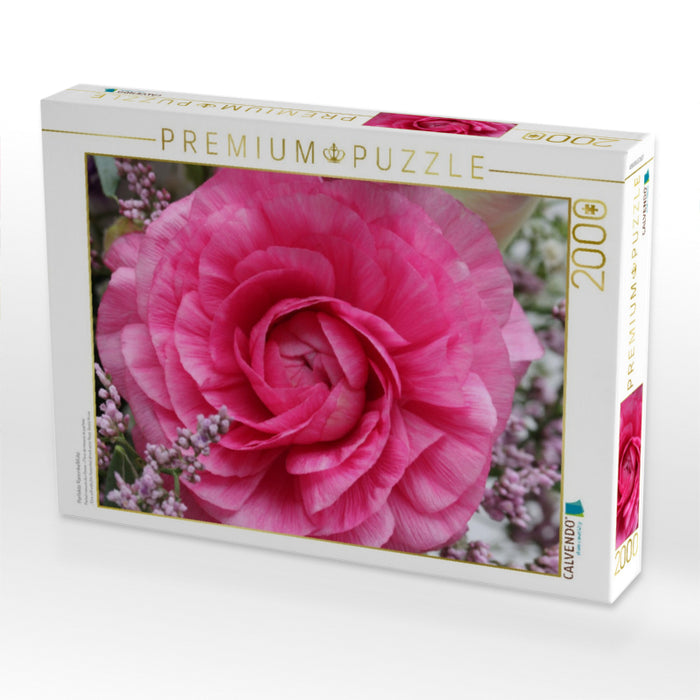 Perfekte Ranunkelblüte - CALVENDO Foto-Puzzle'