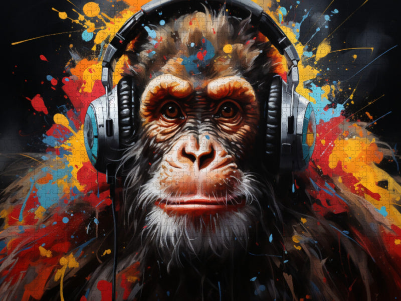 Affentanz - CALVENDO Foto-Puzzle'