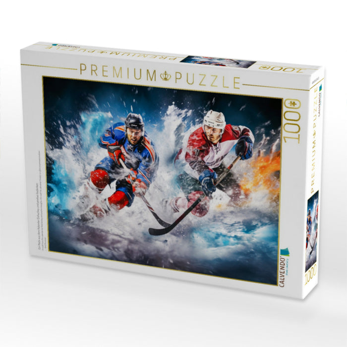 Ein Motiv aus dem Kalender Eishockey und positive Gedanken - CALVENDO Foto-Puzzle'