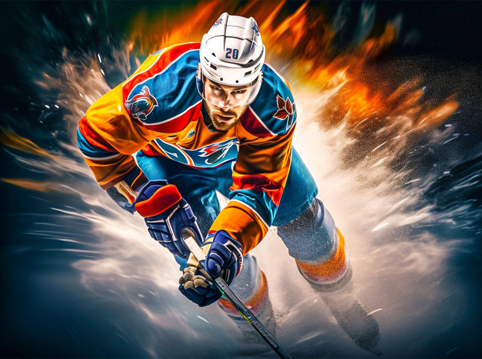 Ein Motiv aus dem Kalender Eishockey und positive Gedanken - CALVENDO Foto-Puzzle'