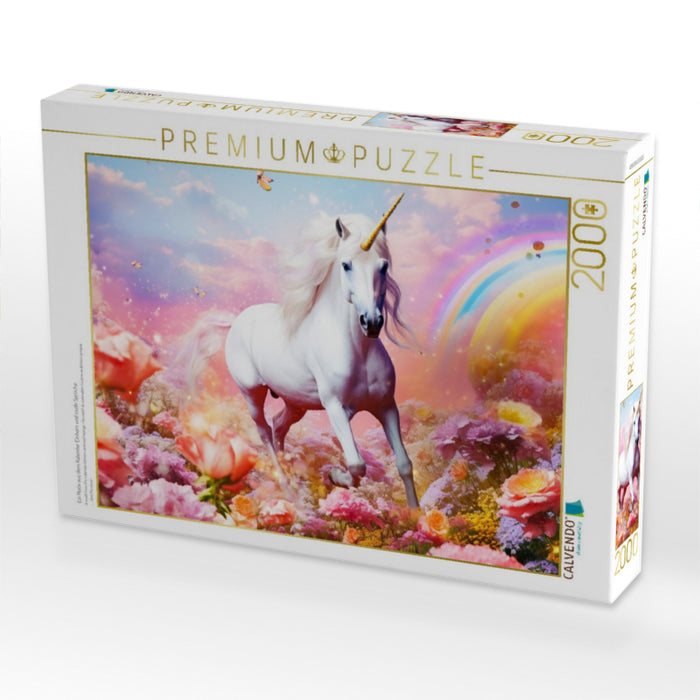Ein Motiv aus dem Kalender Einhorn und coole Sprüche - CALVENDO Foto-Puzzle'