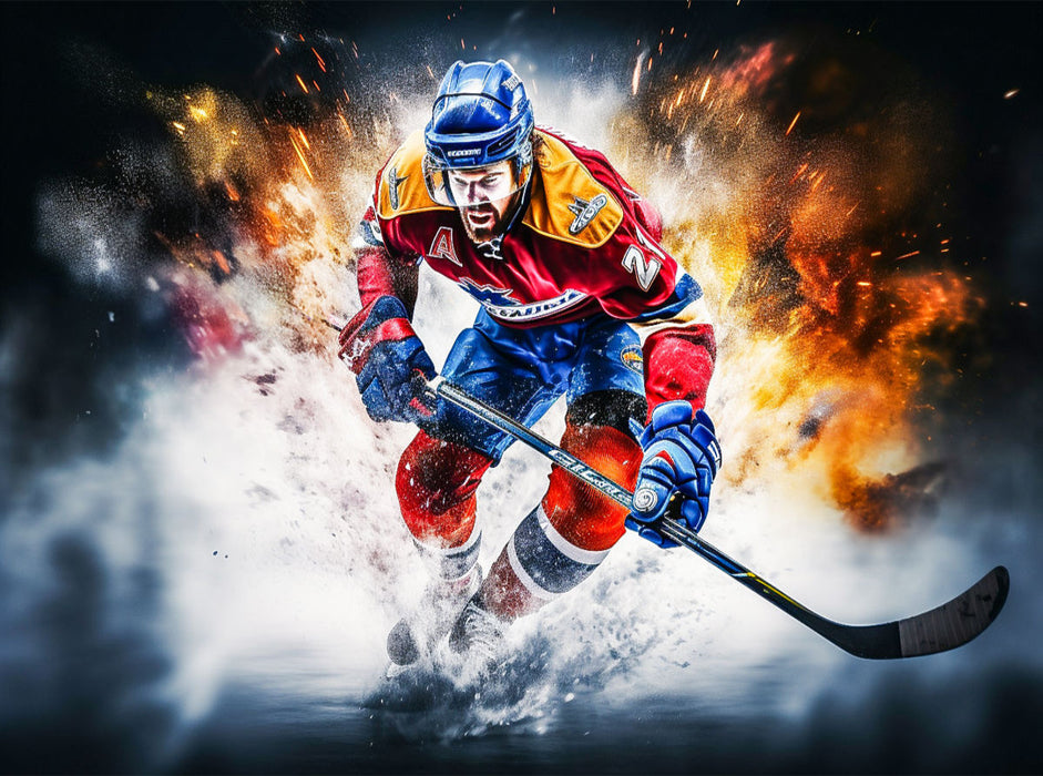 Ein Motiv aus dem Kalender Eishockey und positive Gedanken - CALVENDO Foto-Puzzle'