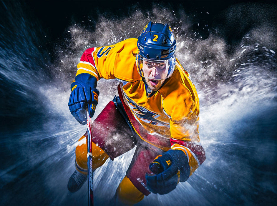 Ein Motiv aus dem Kalender Eishockey und positive Gedanken - CALVENDO Foto-Puzzle'