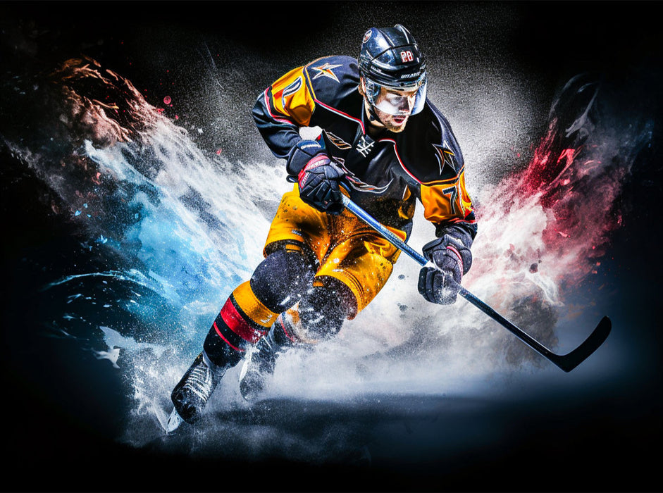 Ein Motiv aus dem Kalender Eishockey und positive Gedanken - CALVENDO Foto-Puzzle'