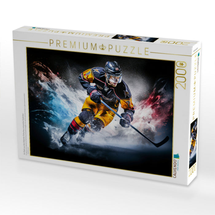 Ein Motiv aus dem Kalender Eishockey und positive Gedanken - CALVENDO Foto-Puzzle'