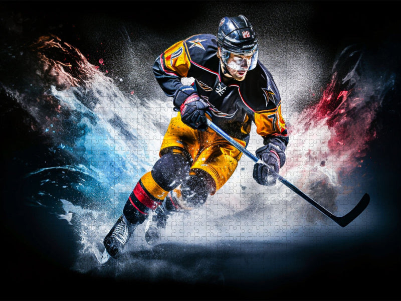 Ein Motiv aus dem Kalender Eishockey und positive Gedanken - CALVENDO Foto-Puzzle'