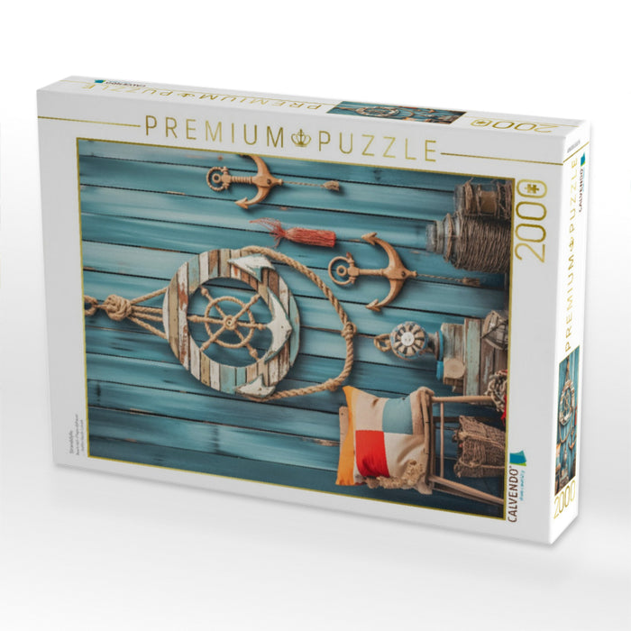 Strandidylle - CALVENDO Foto-Puzzle'