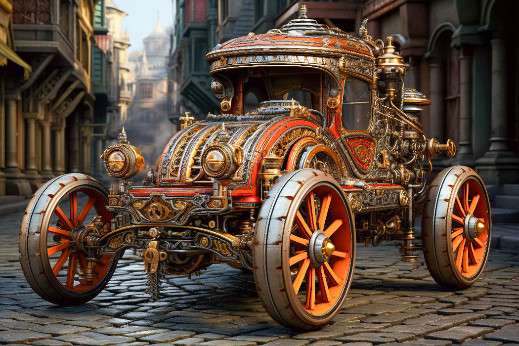 Premium Textil-Leinwand Dampfgeflüster Gleiter