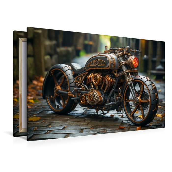 Premium Textil-Leinwand Räderwerk Racer