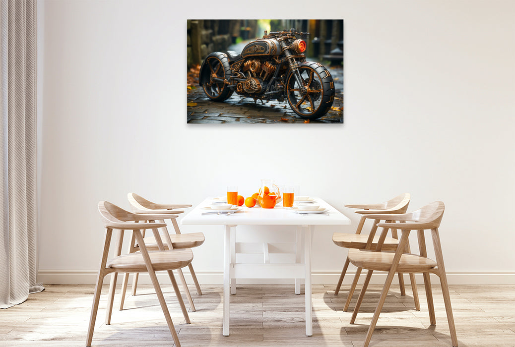 Premium Textil-Leinwand Räderwerk Racer