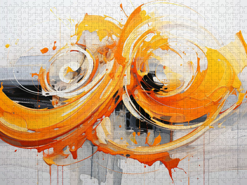 Spiralförmige Echos - CALVENDO Foto-Puzzle'