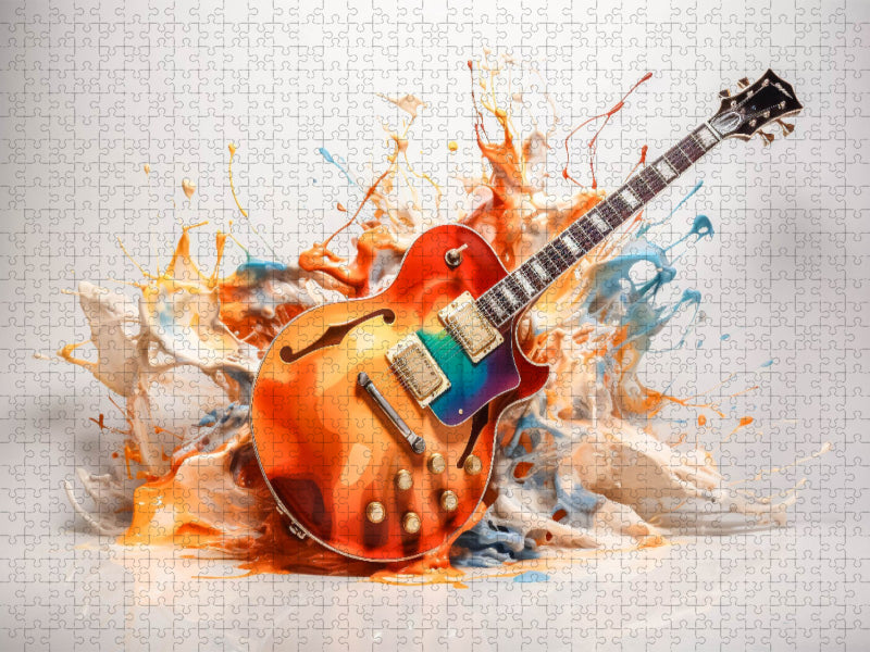 Gitarre - CALVENDO Foto-Puzzle'