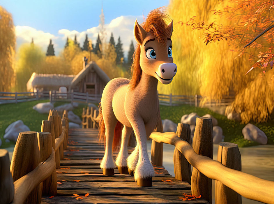 Pony Spirit geht spazieren - CALVENDO Foto-Puzzle'