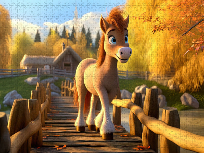 Pony Spirit geht spazieren - CALVENDO Foto-Puzzle'