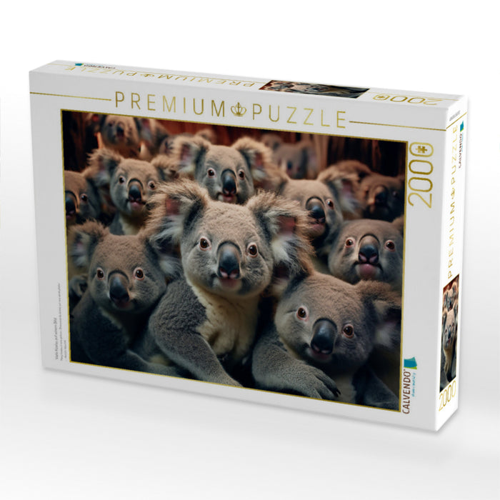 Viele Koalas auf einem Bild - CALVENDO Foto-Puzzle'