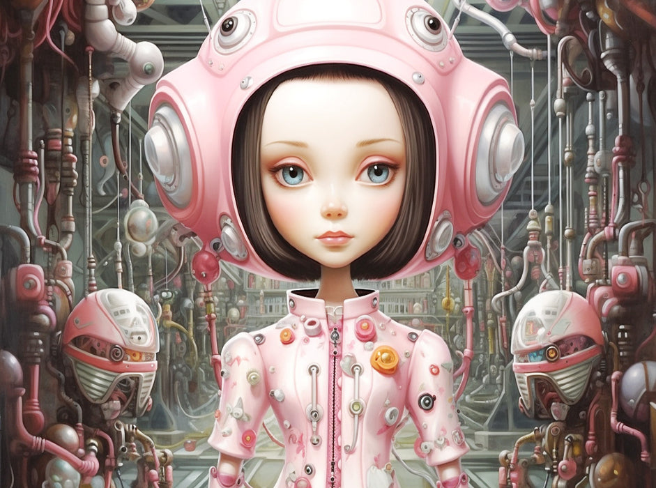 Roboter Puppe - CALVENDO Foto-Puzzle'