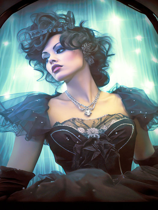 Burlesque dancer - CALVENDO Foto-Puzzle'