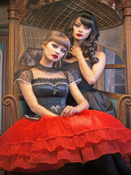 Burlesque dancers - CALVENDO Foto-Puzzle'