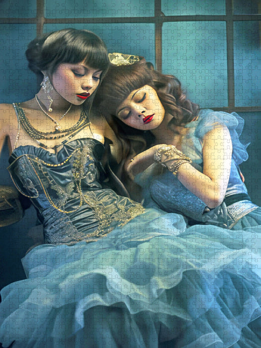 Burlesque-Tänzerin - CALVENDO Foto-Puzzle'