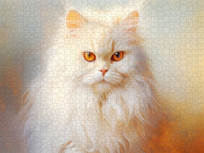 Katzen im Pastellstil - CALVENDO Foto-Puzzle'