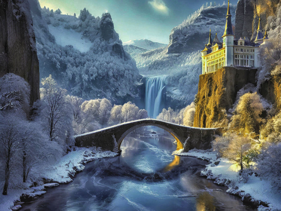 Winterlandschaft - CALVENDO Foto-Puzzle'