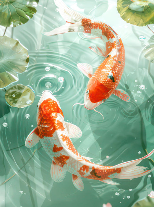 Tiere und Natur im asiatischen Stil - CALVENDO Foto-Puzzle'