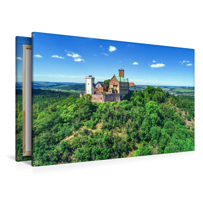 Premium Textil-Leinwand Wartburg bei Eisenach