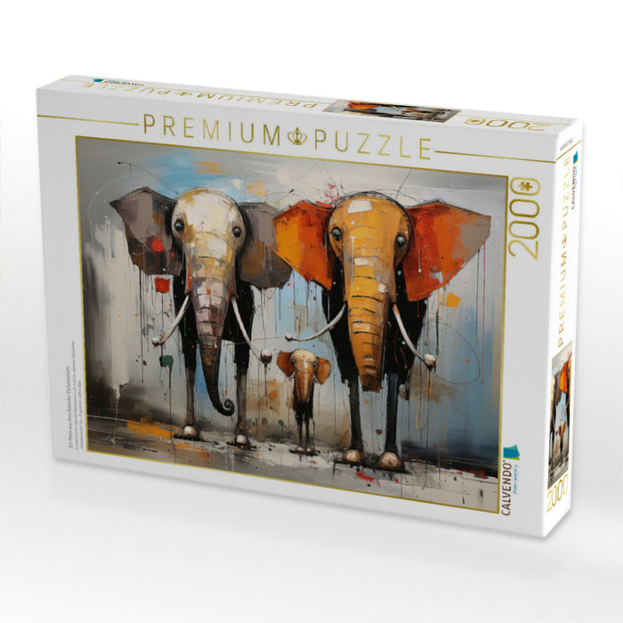 Ein Motiv aus dem Kalender Elefantastisch - CALVENDO Foto-Puzzle'