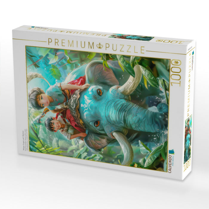 Manga-Jungen und -Mädchen - CALVENDO Foto-Puzzle'